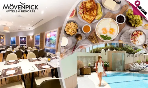 Daily Breakfast Buffet with Pool Access at Mövenpick Doha!